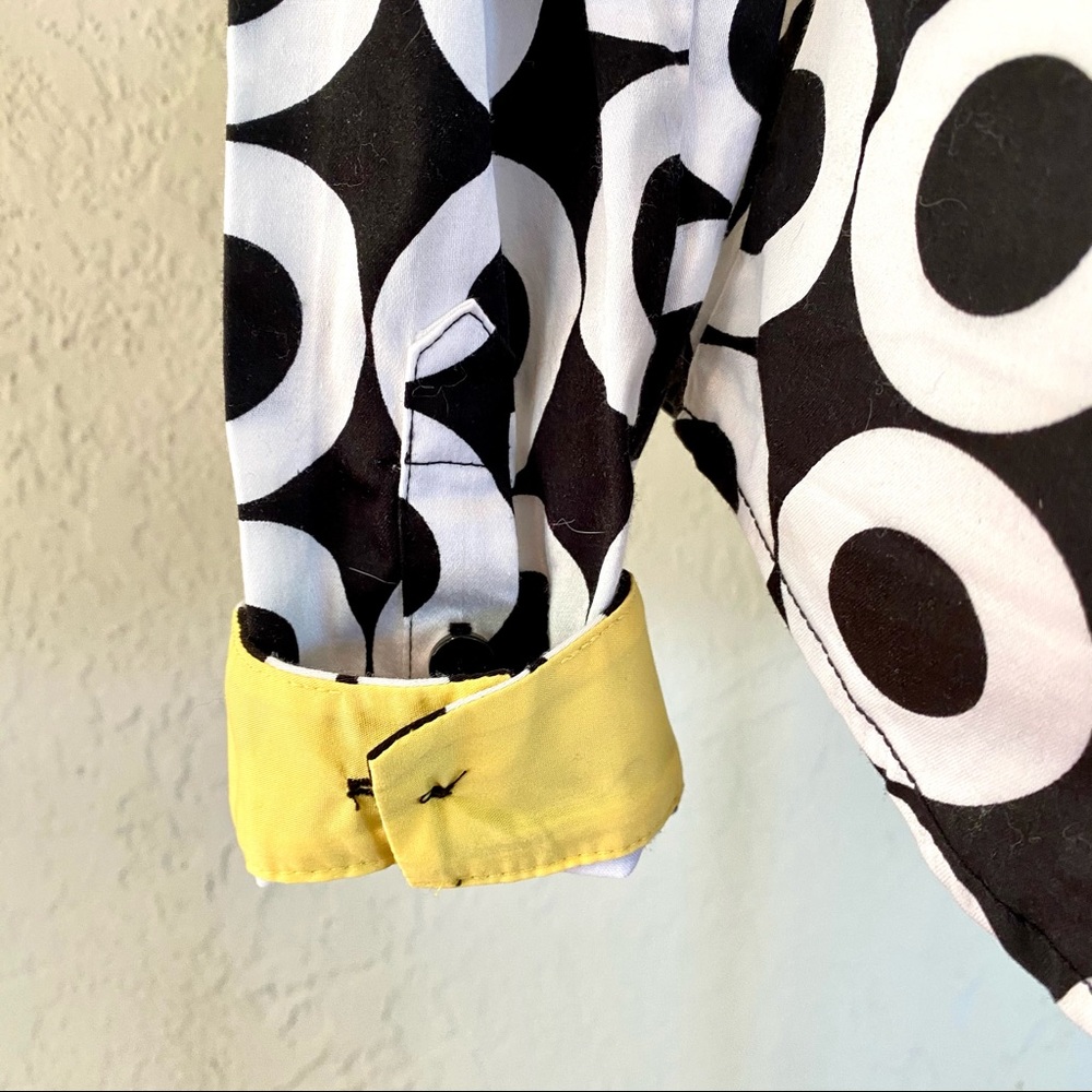 Nwot Ny&Co Abstract-Print Button Down Shirt, Xs - image 7